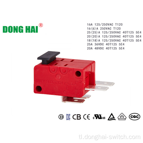 Red Double pole Micro switch